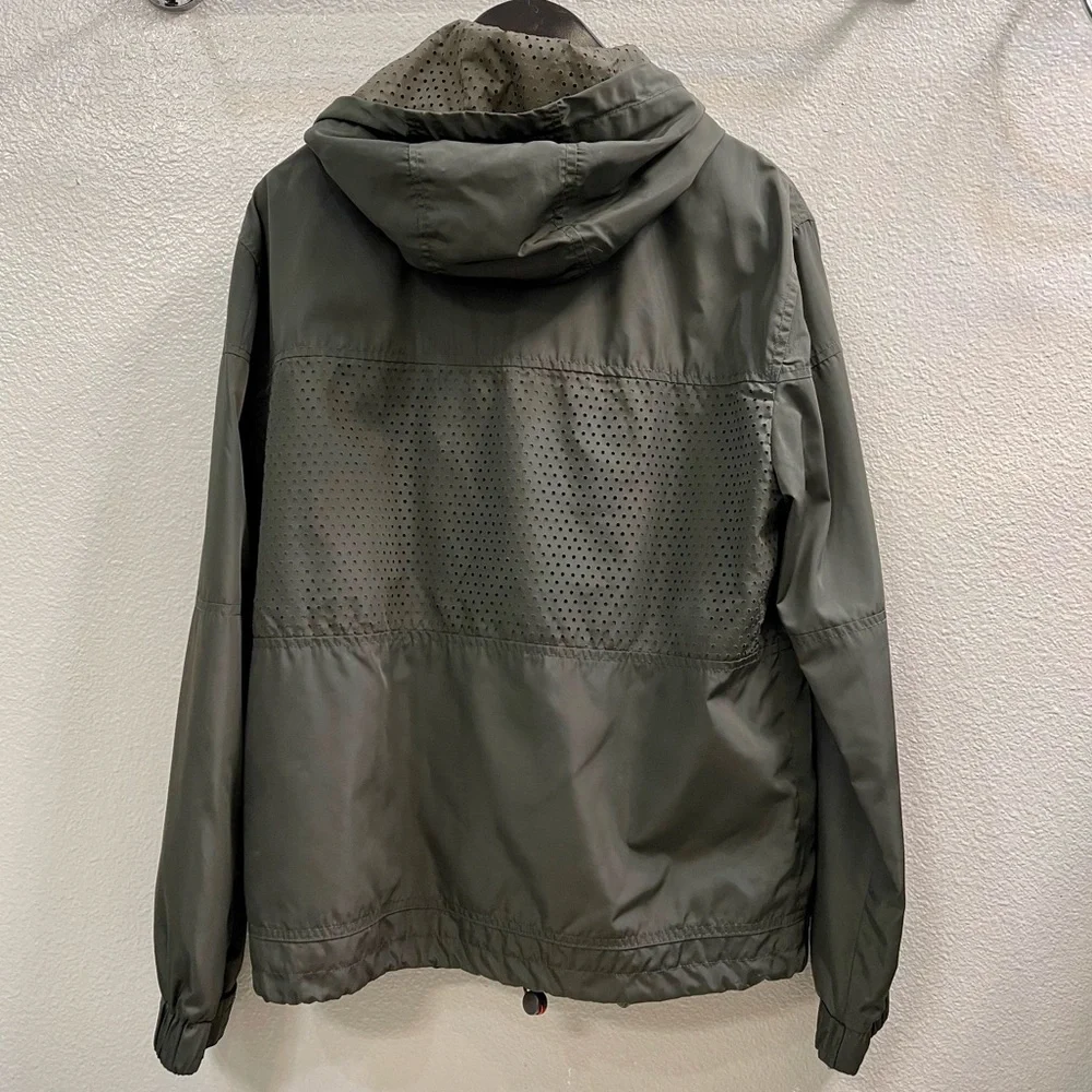 Men’s Zara long sleeve windbreaker medium olive jacket outerwear - medium - Picture 4 of 7